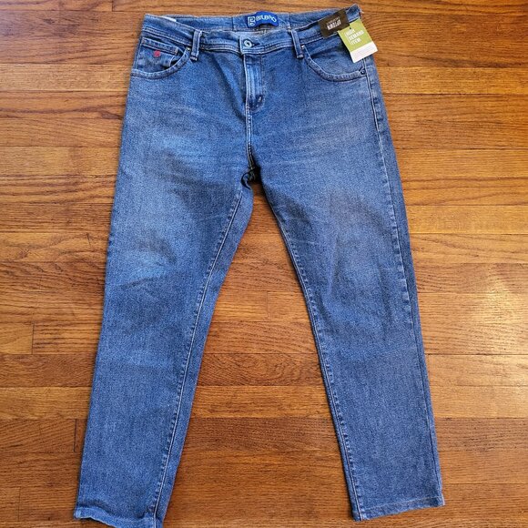 BILBAO Jeans Men's 38 x 32 Regular Fit Medium Wash Straight Leg NEW B3 - Picture 1 of 9